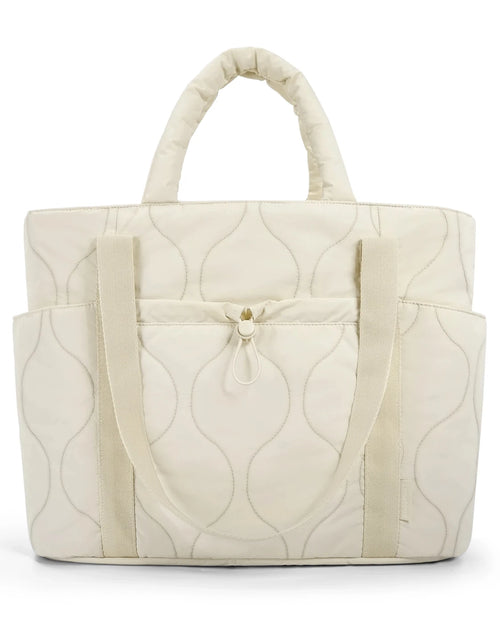 Produto em destaque — bolsa boston puffer Bags Mart cor Bege