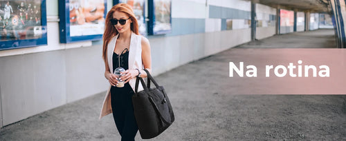 Produto em uso — bolsa boston puffer Bags Mart cor Preto