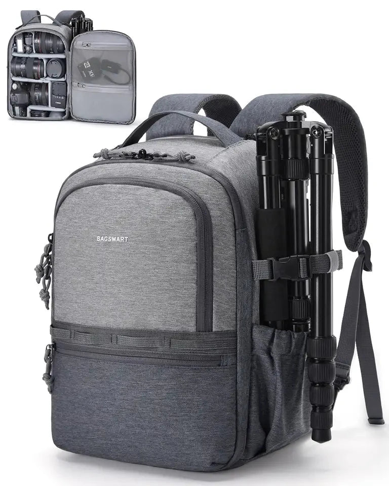 Produto em destaque — mochila camera 2 em 1 Bags Mart cor Cinza