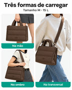 Formas de carregar — bolsa acolchoada Bags Mart cor Marrom, tamanho M