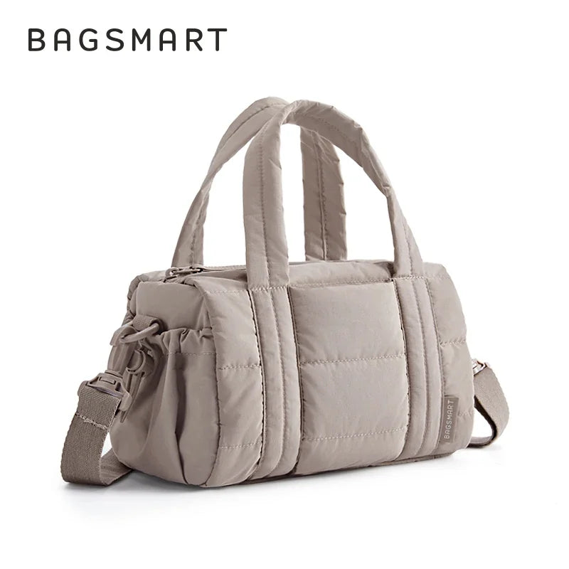 Produto em destaque — bolsa transversal acolchoada Mini5L, cor Camel