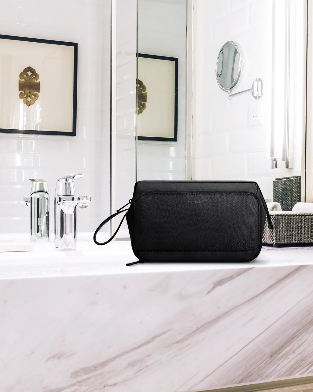 Necessaire Masculina de Higiene Resistente à Água Bags Mart - detalhe