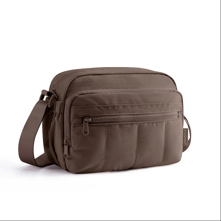 Bolsa Transversal Feminina Hobo Bags Mart - Cor Marrom