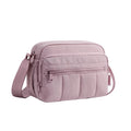 Bolsa Transversal Feminina Hobo Bags Mart - Cor Lilás Acinzentado