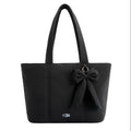 Bolsa Tote Feminina com Laço Bags Mart - Cor Preto