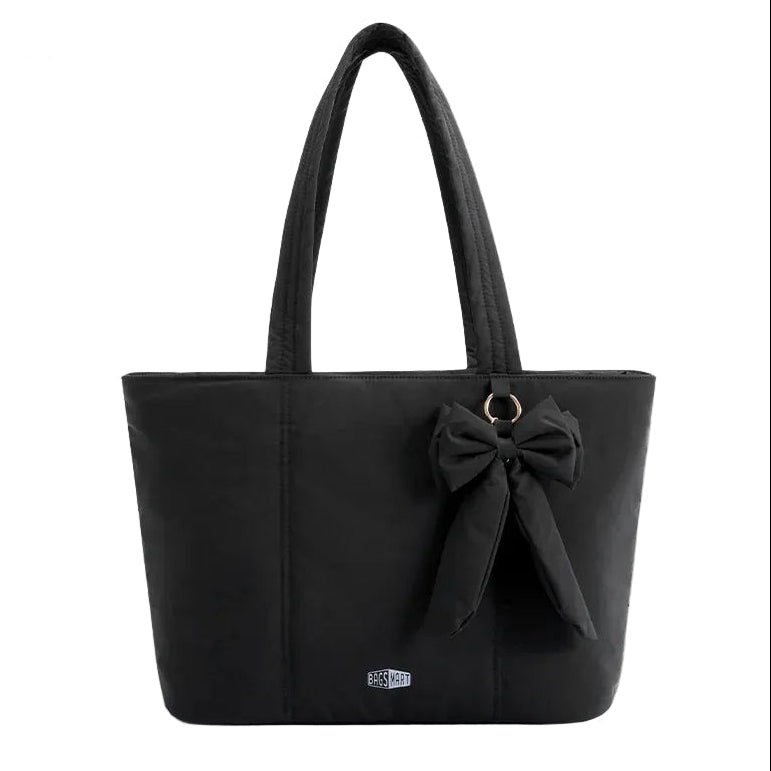Bolsa Tote Feminina com Laço Bags Mart - Cor Preto