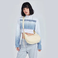 Bolsa Transversal Feminina Casual Bags Mart Bege