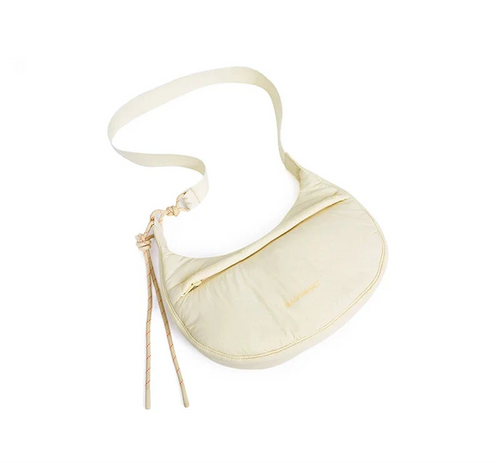 Bolsa Transversal Bags Mart Bege - Detalhe