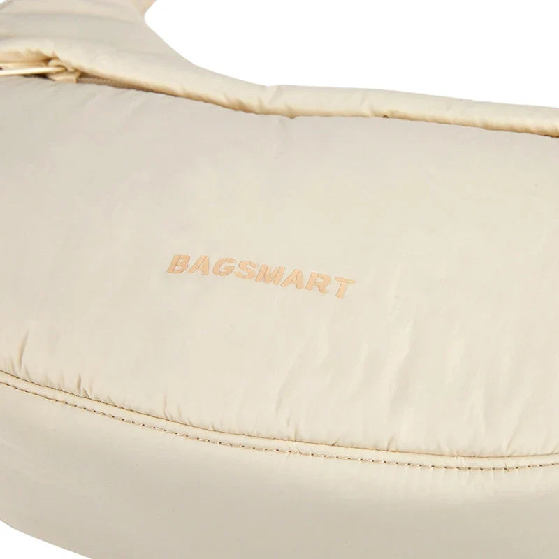 Bolsa Transversal Bags Mart Bege - Interior