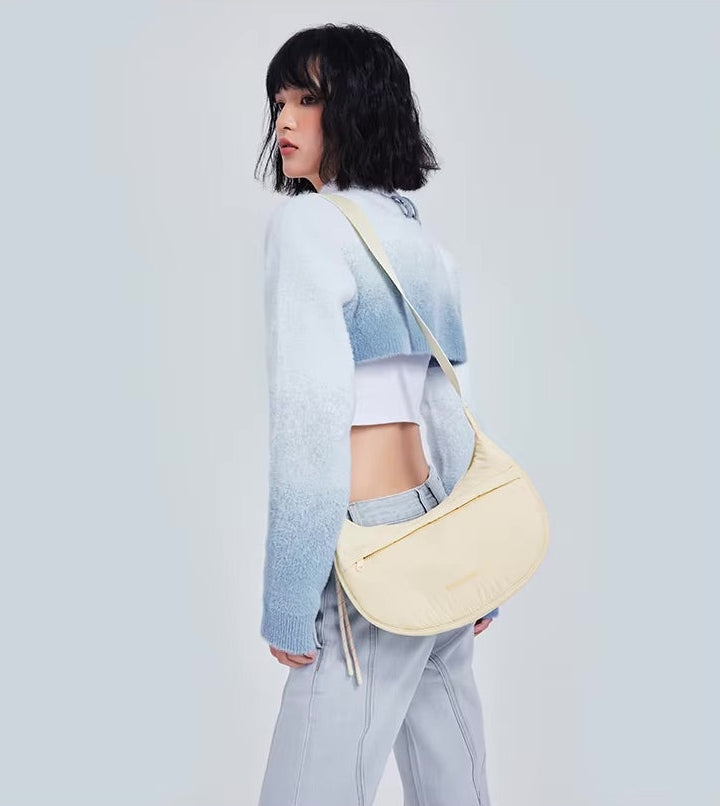 Bolsa Transversal Feminina Casual Bags Mart Bege 4