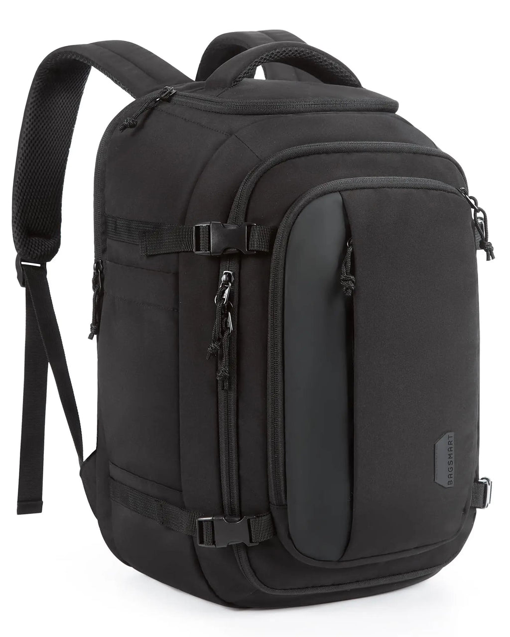 Mochila de Viagem Bags Mart 30L à Prova d'Água com Porta USB - Cor Preto