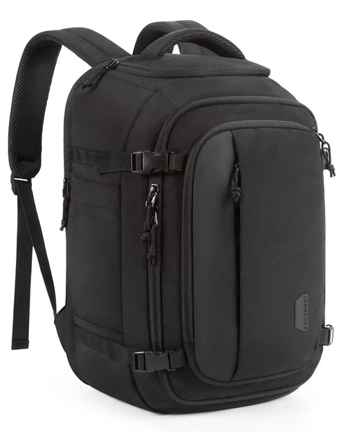 Mochila de Viagem Bags Mart 30L à Prova d'Água com Porta USB - Cor Preto