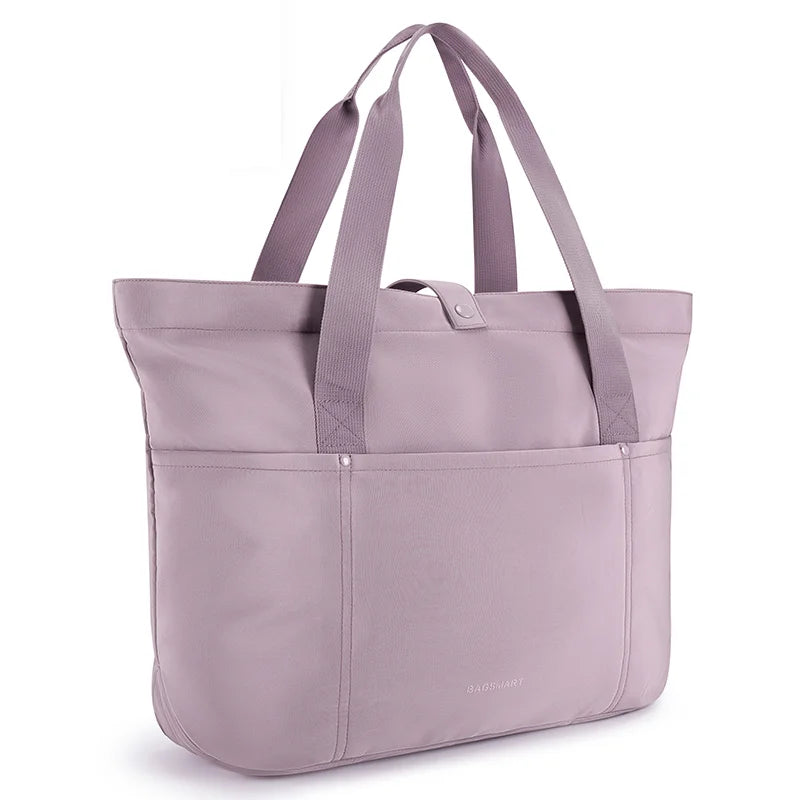 Bolsa Tote Dobrável Bags Mart Cor Roxo — produto em destaque