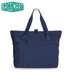 Bolsa Tote Dobrável Bags Mart Cor Azul Marinho — produto em destaque