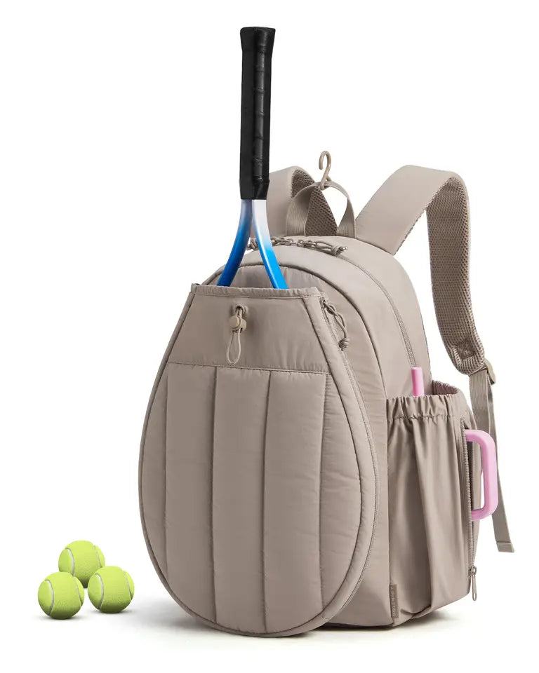 Mochila Esportiva Feminina para Raquetes Bags Mart Cor Marrom — vista principal