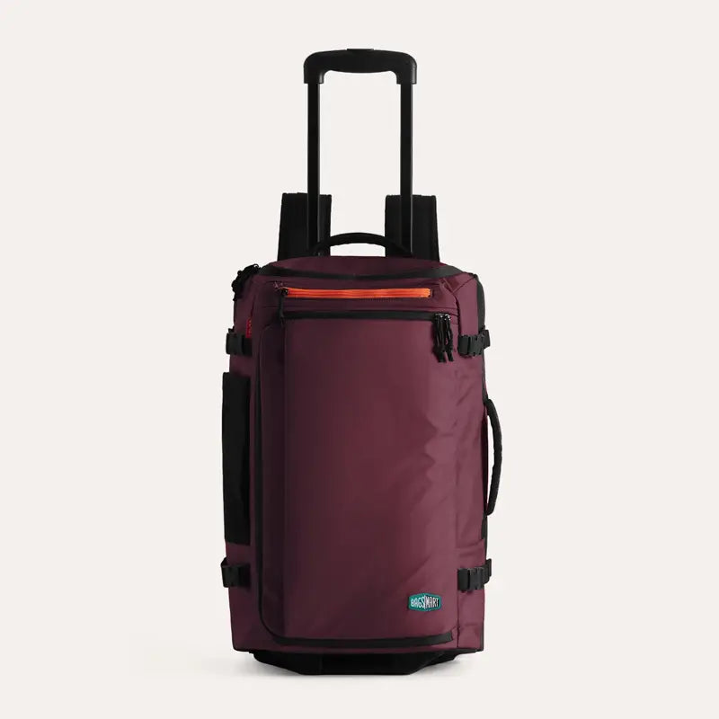 Mochila de Viagem com Rodas BAGSMART 43L Vermelho Borgonha