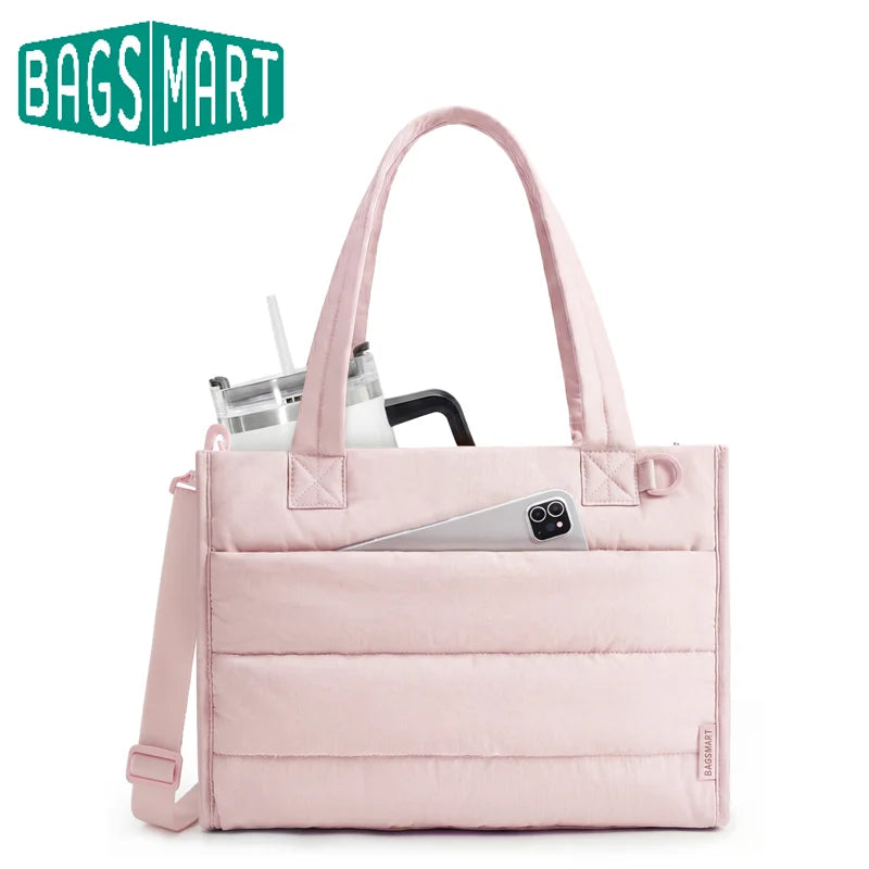 Bolsa Tote Média Boxy Cor Café