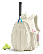 Mochila Esportiva Feminina para Raquetes Bags Mart Cor Bege — vista principal