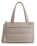 Bolsa Tote Média Boxy Cor Bege