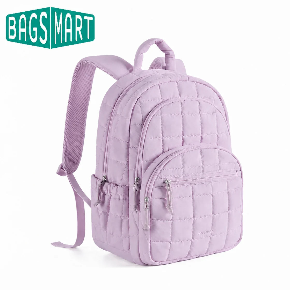Produto em destaque da mochila casual acolchoada Bags Mart cor Lavanda