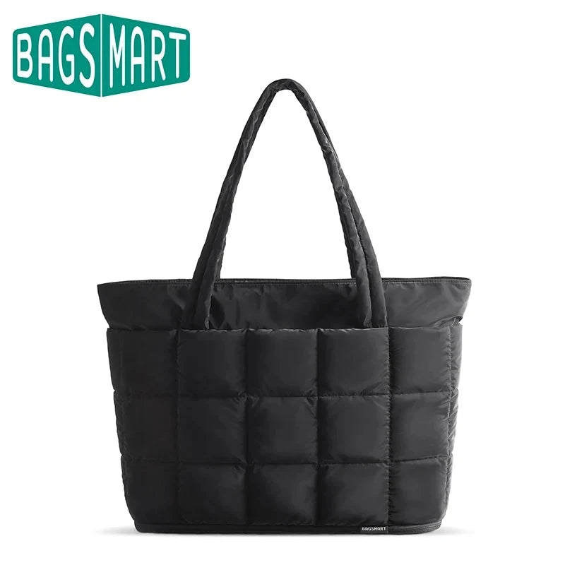 Produto em destaque da tote expansivel Bags Mart cor Preto