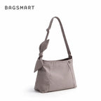 Bolsa de Ombro Feminina com Laço Bags Mart Cor Cáqui — produto em destaque