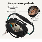 Bolsa Boston Mini 5,5 L Bags Mart Cor Preto — interior e compartimentos