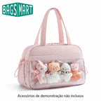 Bolsa Duffel Transversal Feminina Casual Bags Mart Cor Rosa — produto em destaque