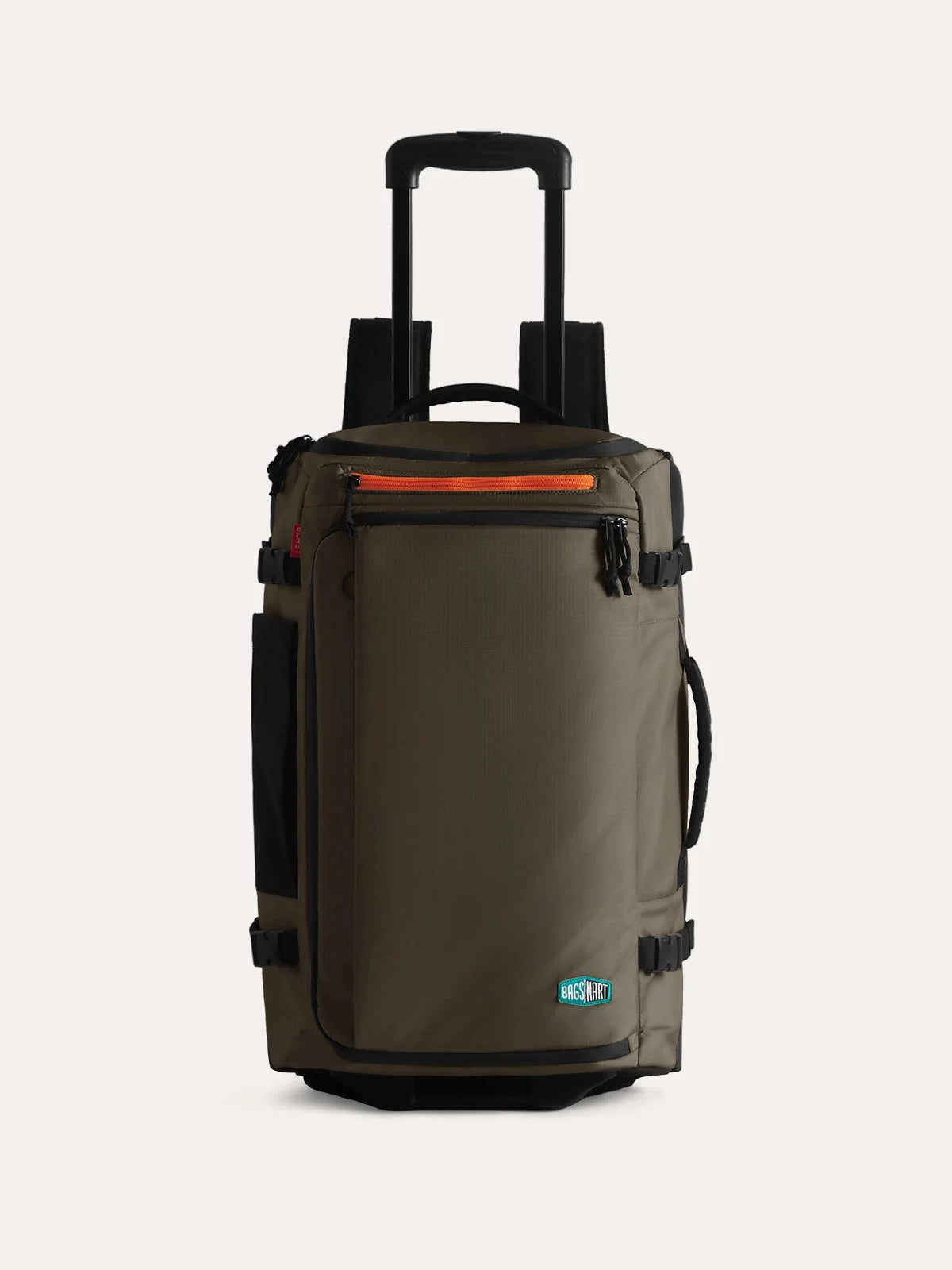 Mochila de Viagem com Rodas 43 L Bags Mart Cor Café — produto em destaque