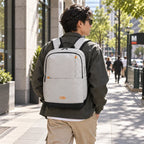 Produto em uso — Mochila Executiva Multifuncional para Notebook Bags Mart Cor Cinza