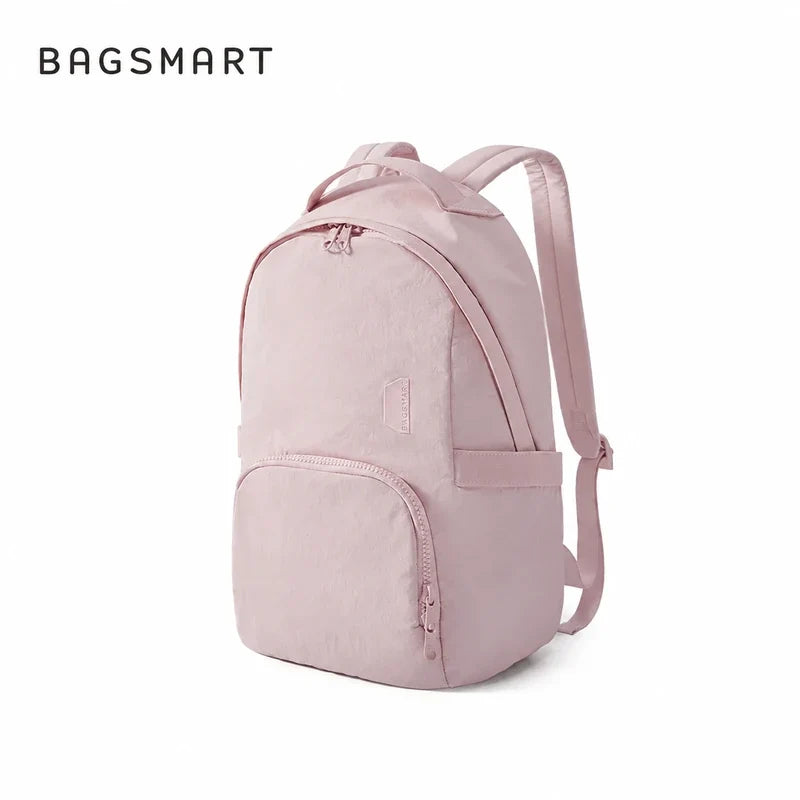 Produto em destaque — Mochila de Viagem Feminina Ultraleve Resistente à Água Bags Mart Cor Rosa