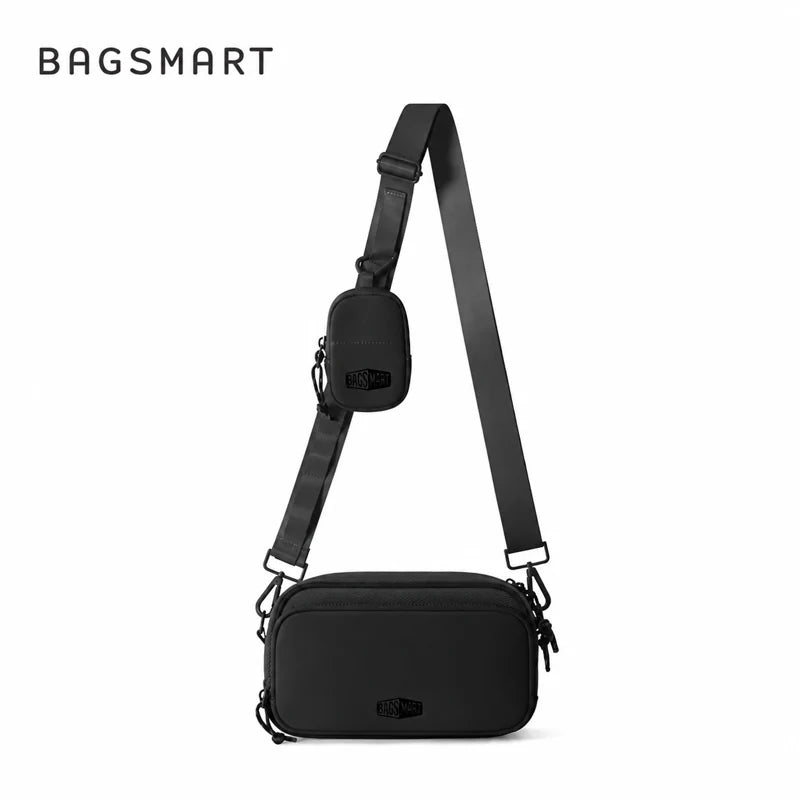 Pochete com Bolsinha Removível Bags Mart Cor Preto — produto em destaque