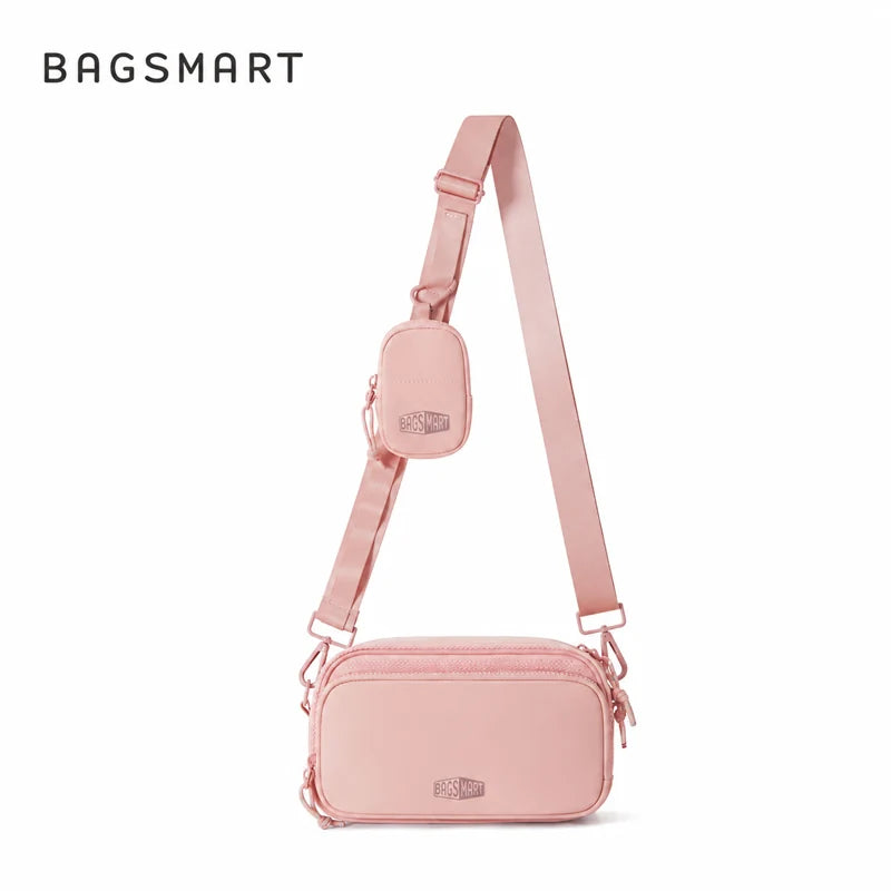 Pochete com Bolsinha Removível Bags Mart Cor Rosa — produto em destaque