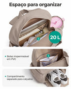 Mochila para raquetes Bags Mart cor marrom — organização interna e compartimentos