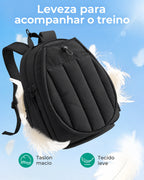 Mochila para raquetes Bags Mart cor preto — tecido e acabamento acolchoado
