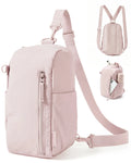 Bolsa Transversal Compacta 9 L com Alça Conversível Bags Mart Cor Rosa — produto em destaque e vistas externas