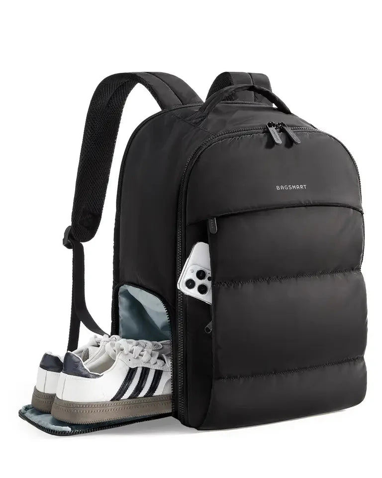 Mochila Feminina de Viagem com Sapateira Bags Mart Cor Preto — produto em destaque