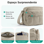 Bolsa Hobo Transversal Bags Mart Cáqui - Espaço Surpreendente