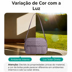 Bolsa Hobo Transversal Bags Mart Lilás Acinzentado - Variação de Cor