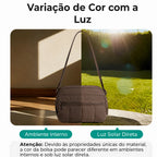 Bolsa Hobo Transversal Bags Mart Marrom - Variação de Cor