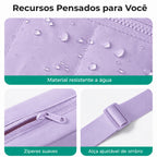 Bolsa Hobo Transversal Bags Mart Roxo - Recursos