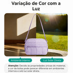Bolsa Hobo Transversal Bags Mart Roxo - Variação de Cor