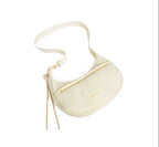 Bolsa Transversal Feminina Casual Bags Mart Cor Bege — vista principal