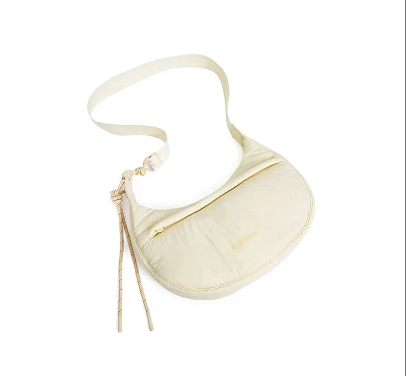 Bolsa Transversal Feminina Casual Bags Mart Cor Bege — vista principal