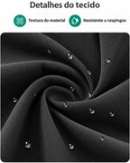 Bolsa transversal compacta Bags Mart cor Preto — textura e resistência a respingos