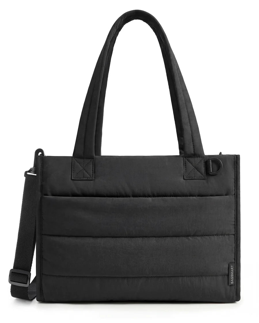 Bolsa Tote Boxy Média Bags Mart Cor Preta — Produto em destaque
