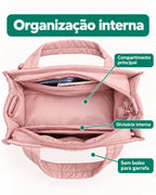 Bolsa Tote Boxy Pequena Bags Mart Cor Rosa — Organização interna