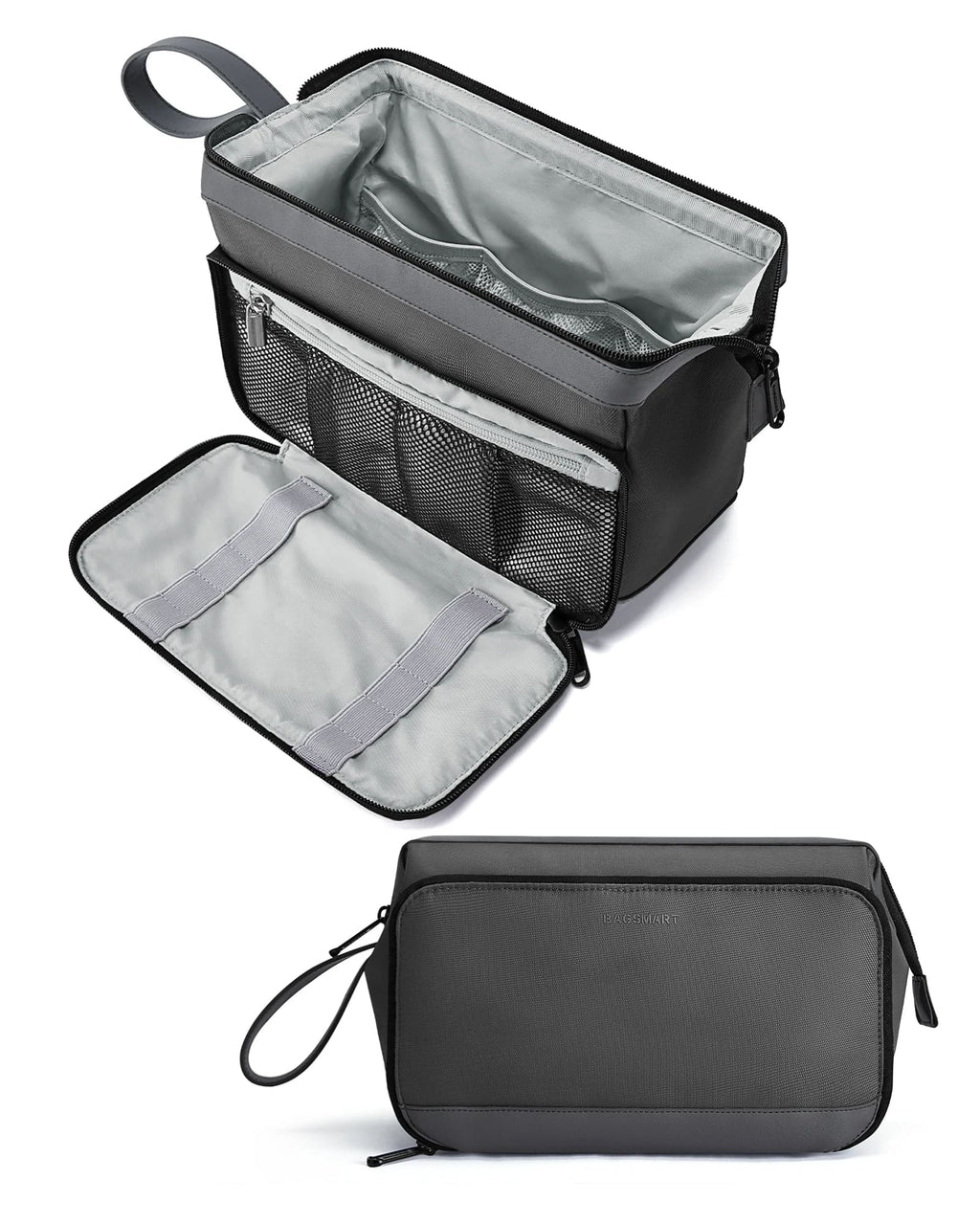 Necessaire Masculina de Higiene Bags Mart - Cor Cinza
