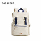 Mochila de Viagem Expansível 23 L Bags Mart Cor Bege — produto em destaque