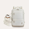 Mochila de Viagem Expansível 40 L com Organizadores Kit 4 Peças Bags Mart Cor Bege — produto em destaque